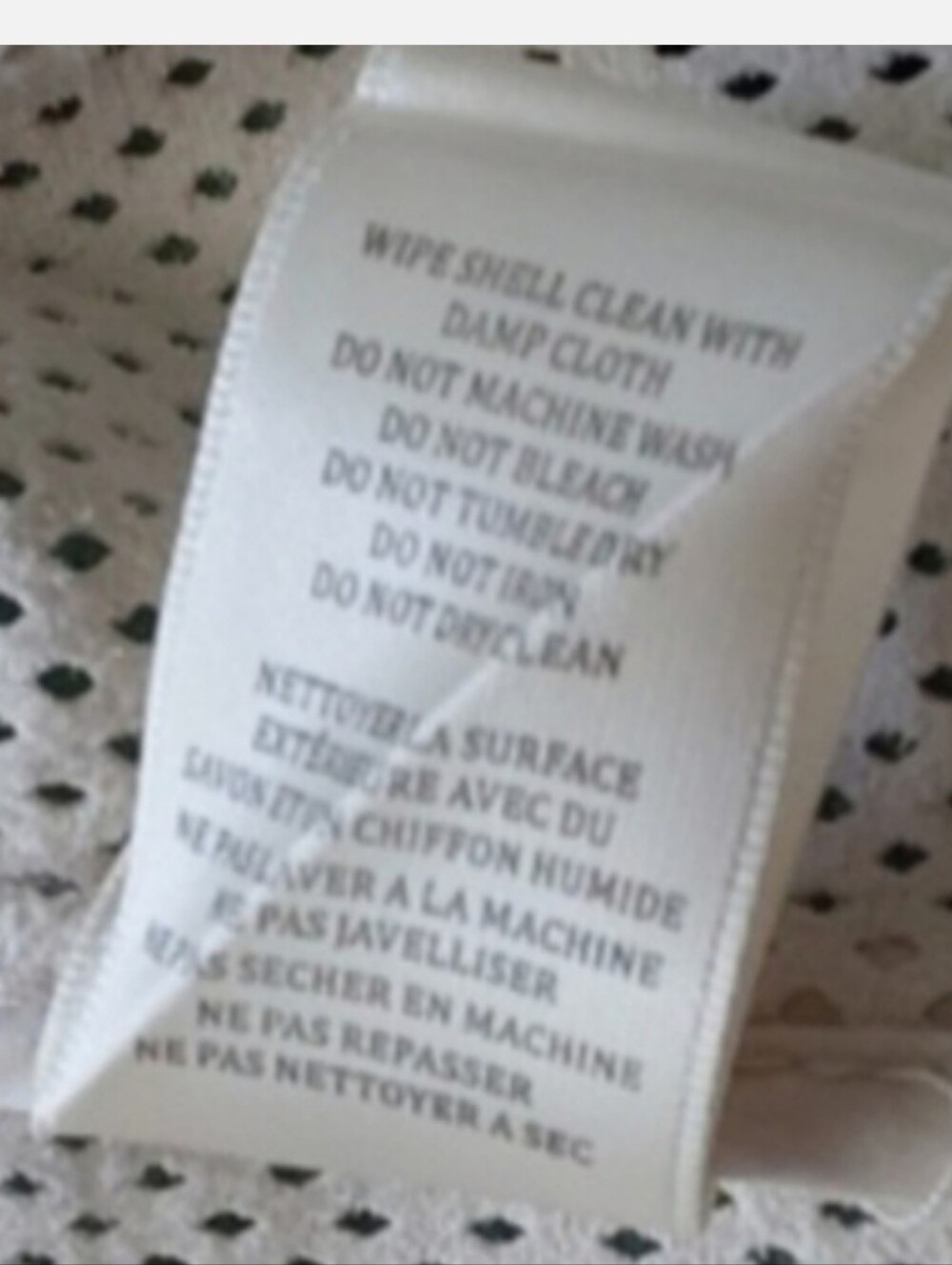 Blank NYC Vegan Perforated Moto Jacket — Light Beige Medium - Picture 10 of 11